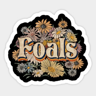 Personalized Foals Name Birthday Cab 70s 80s 90s Styles Sticker